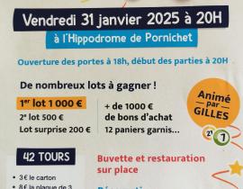 Loto à Pornichet le vendredi 31 janvier 2025