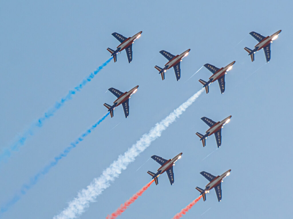 Pornichet Plein Vol, évolution de la Patrouille de France