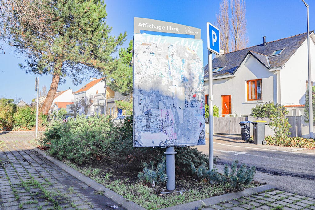 panneau affichage libre