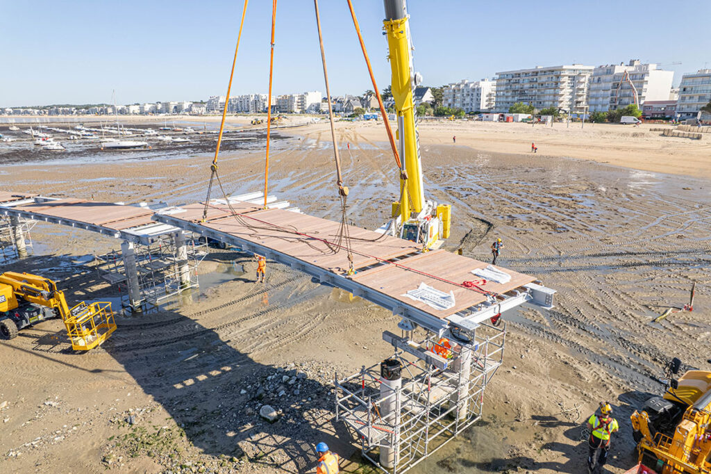 pose passerelle